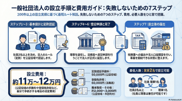 一般社団法人の設立方法を完全解説