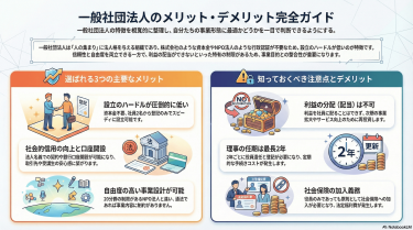 一般社団法人のメリット・デメリットを完全解説【業種別・失敗事例つき】