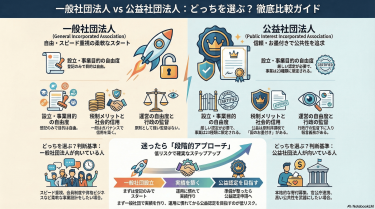 一般社団法人と公益社団法人の違いを徹底比較｜選び方・メリット・設立手順を解説